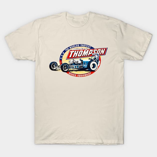 Mickey Thompson Worlds Fastest Speed equipment T-Shirt by retropetrol